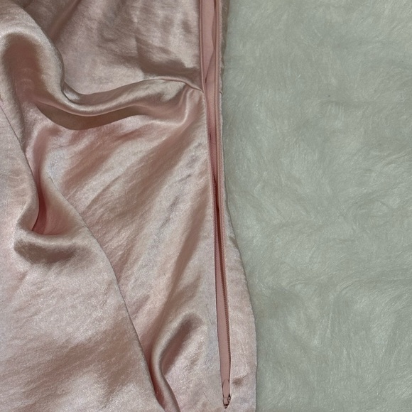 Lulus Long Sleeve Satin Dress As Always Pink Balloon Sleeve Mini Size Medium - Picture 6 of 8